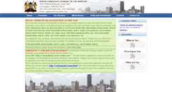 Desktop Screenshot of kenyaconsulatela.com